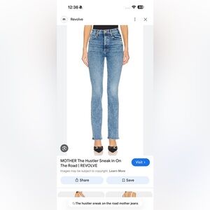 MOTHER Classic Blue Straight Leg Jeans